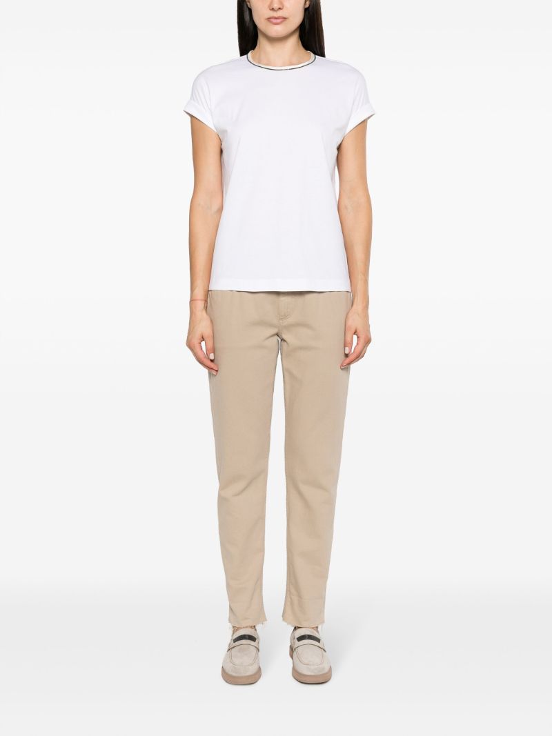White Monili Cotton T-shirt