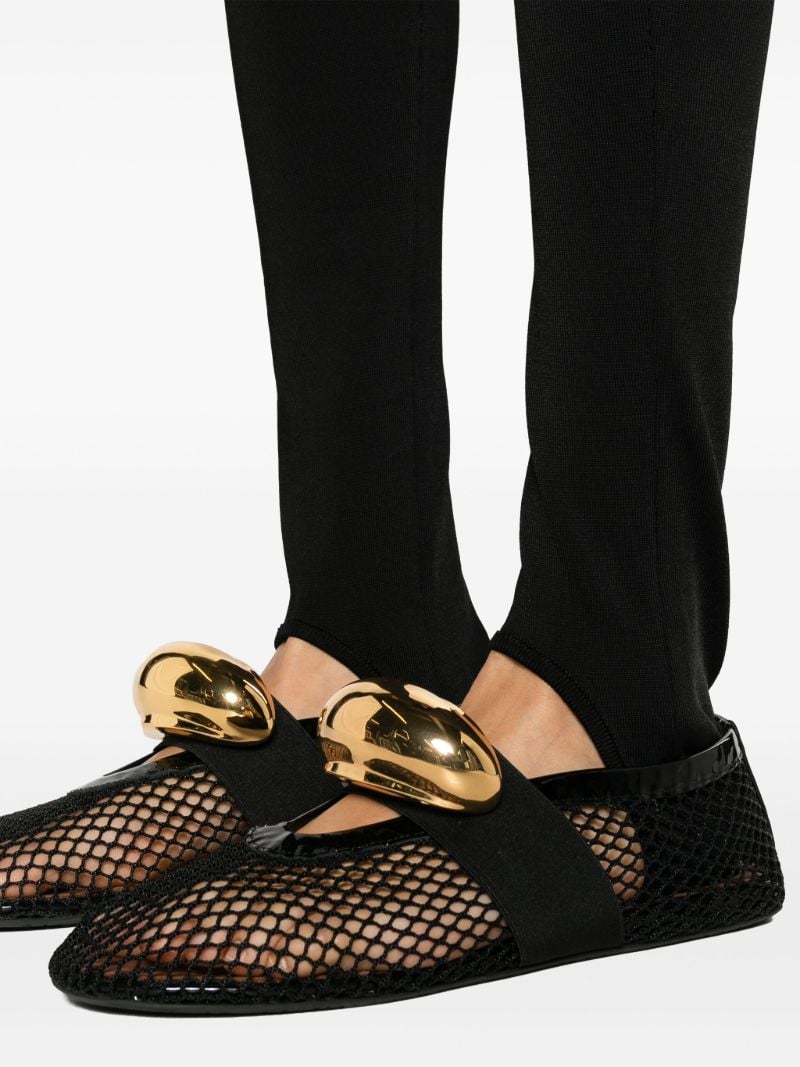 Black High-waist Stirrup Leggings