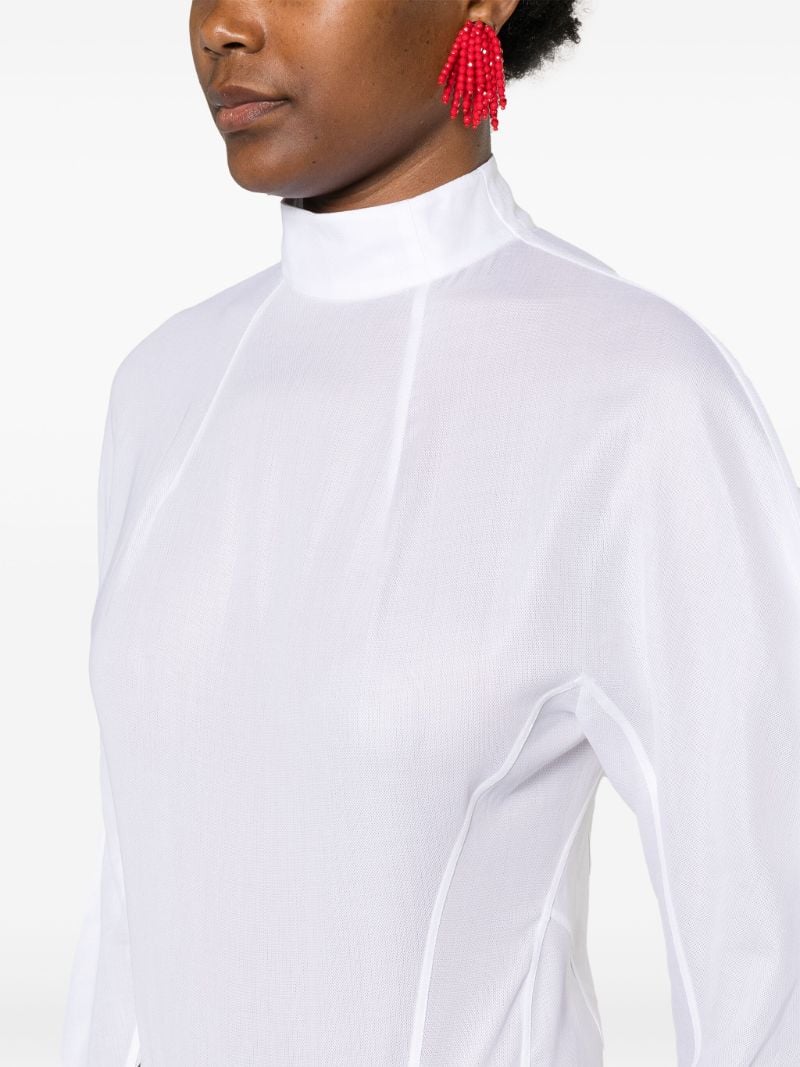 White Mesh Bodysuit