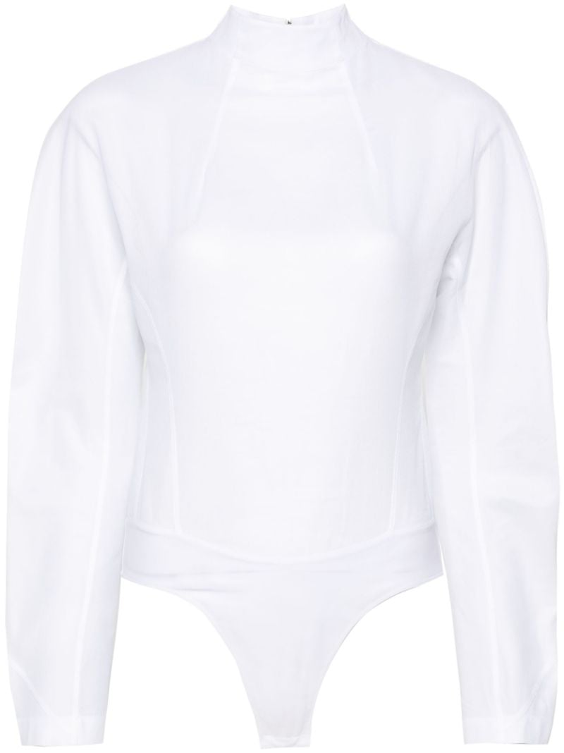White Mesh Bodysuit