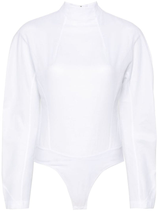White Mesh Bodysuit