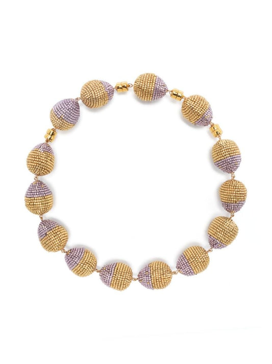 Gold-plated Roco Beaded Necklace