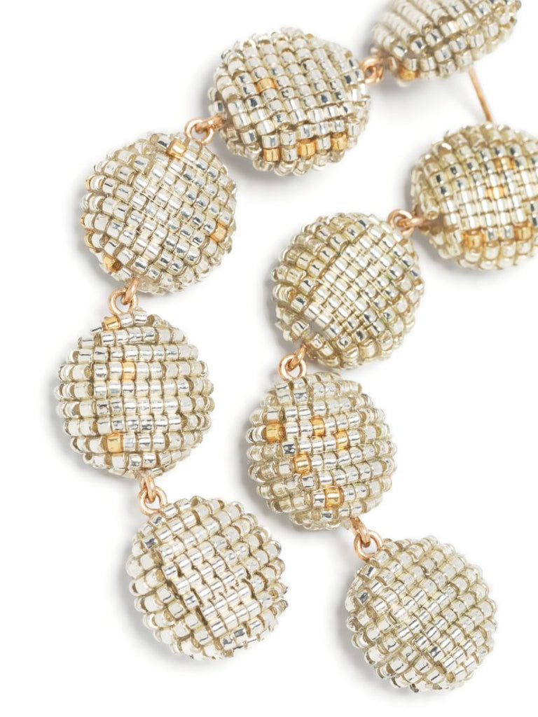 Gold-plated Cimu Beaded Drop Earrings