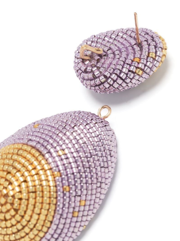 Gold-plated Che Che Beaded Drop Earrings
