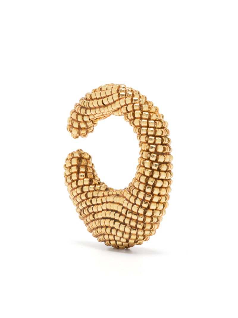 Gold-plated Macia Beaded Ring