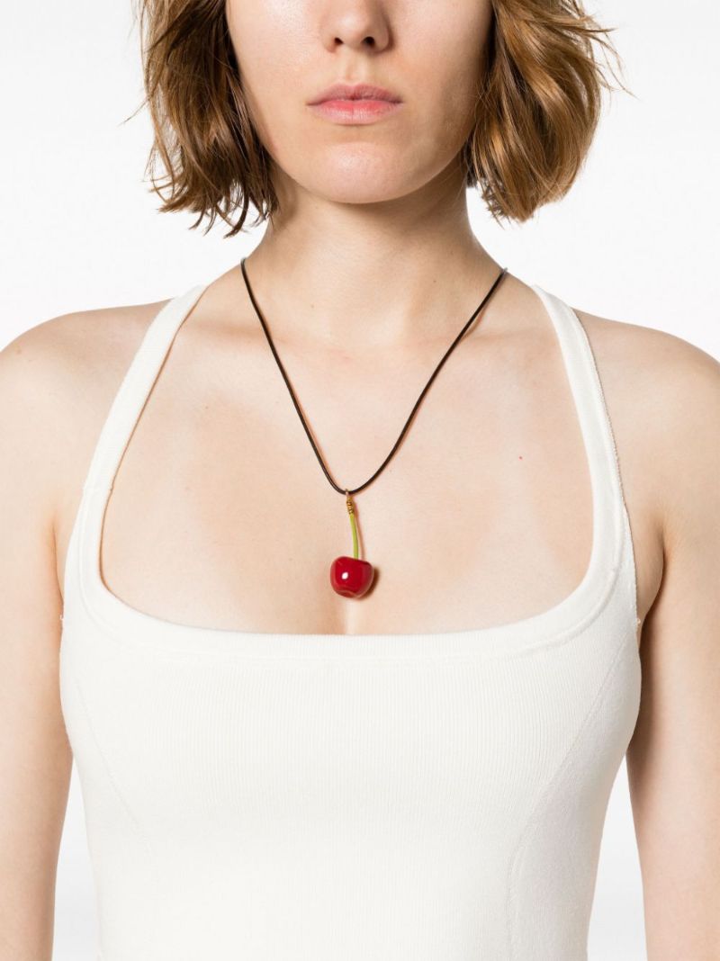 Gold-tone Le Sautoir Cerise Necklace