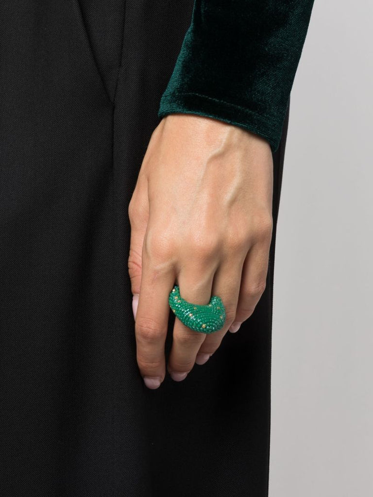 Gold-plated Sura Beaded Ring
