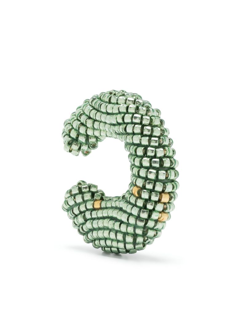 Gold-plated Ora Beaded Single Ear Cuff