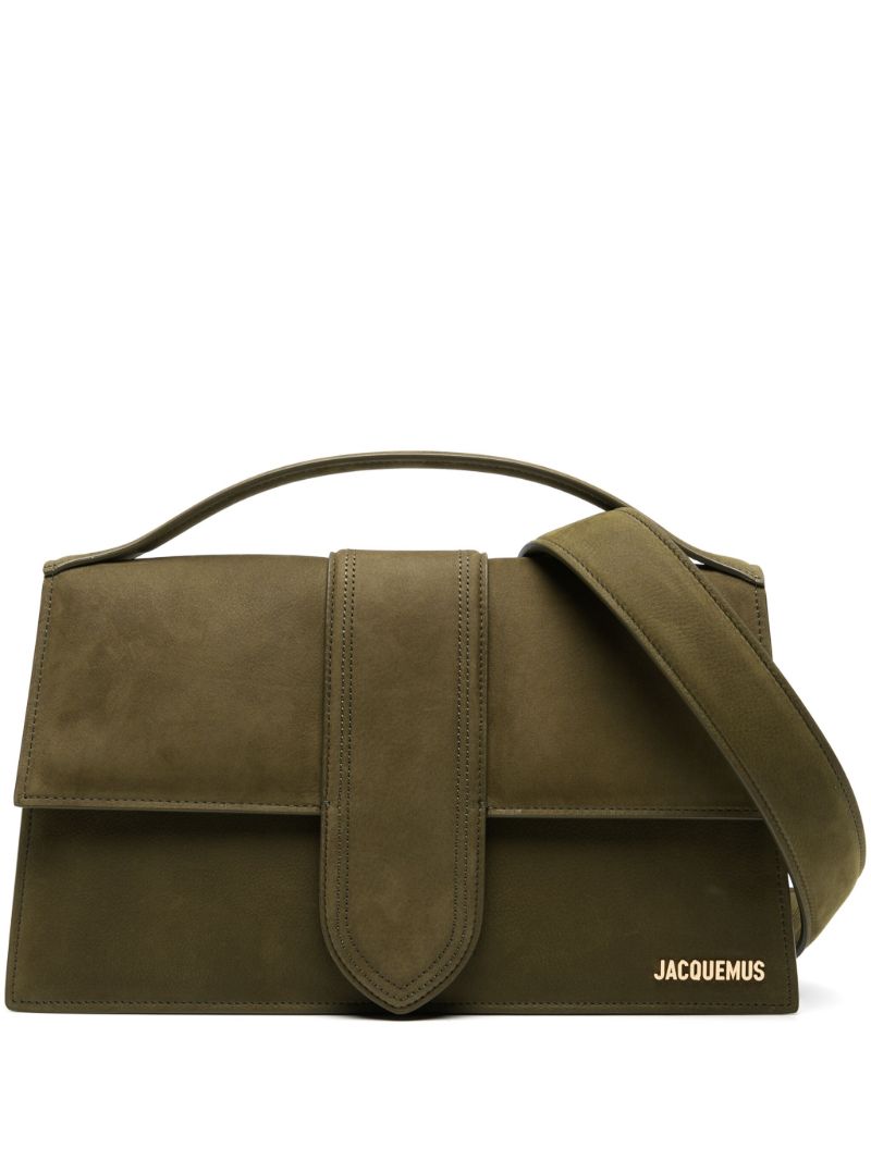 Green Le Bambinou Leather Top Handle Bag
