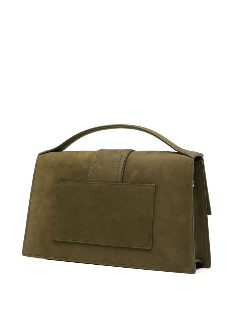 Green Le Bambinou Leather Top Handle Bag