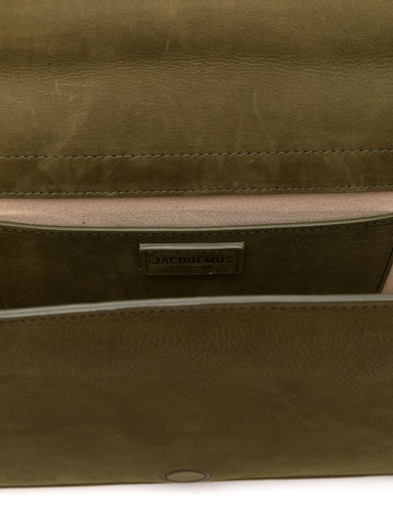 Green Le Bambinou Leather Top Handle Bag