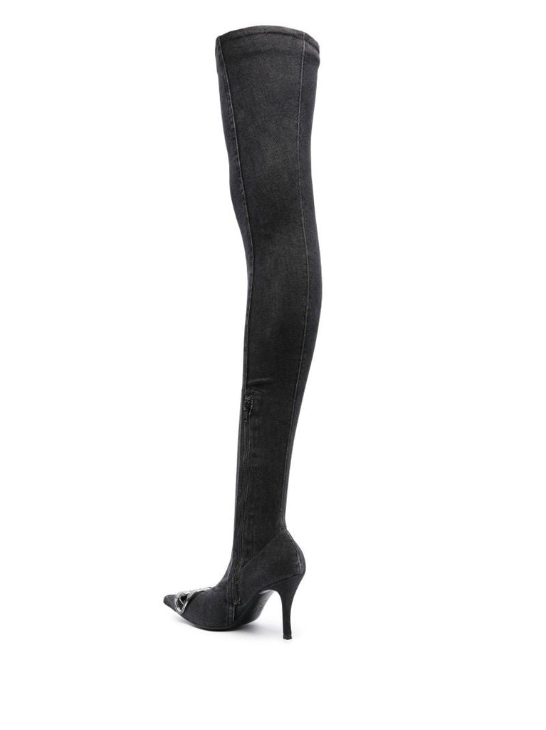 Black D-venus Tbt D 90 Denim Boots