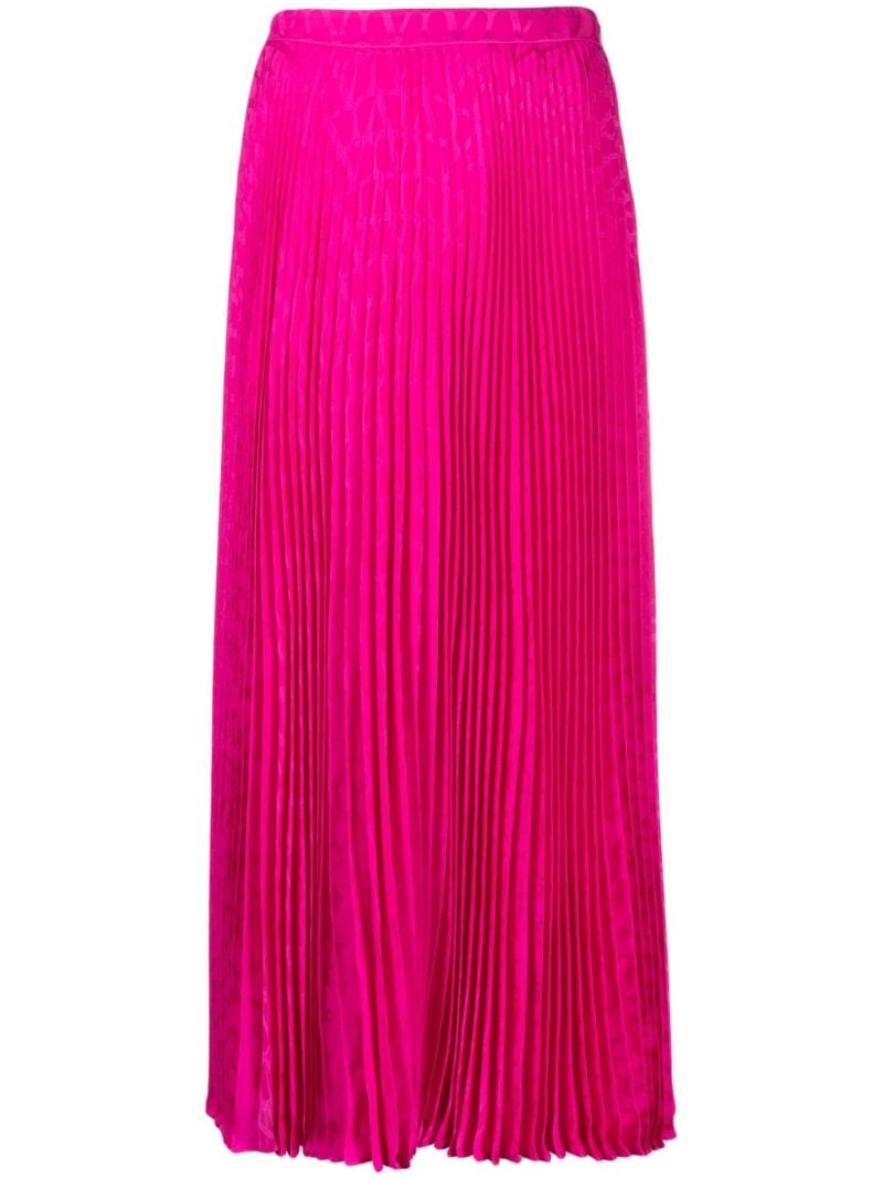 Pink Toile Iconographe Pleated Skirt