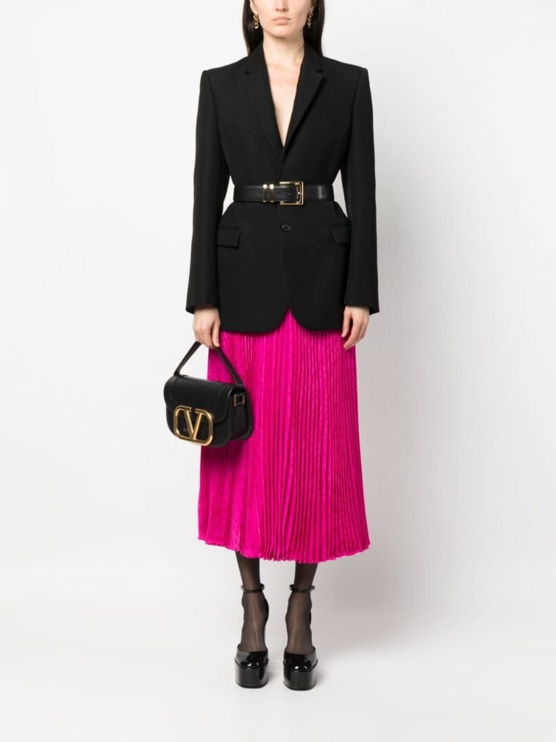 Pink Toile Iconographe Pleated Skirt