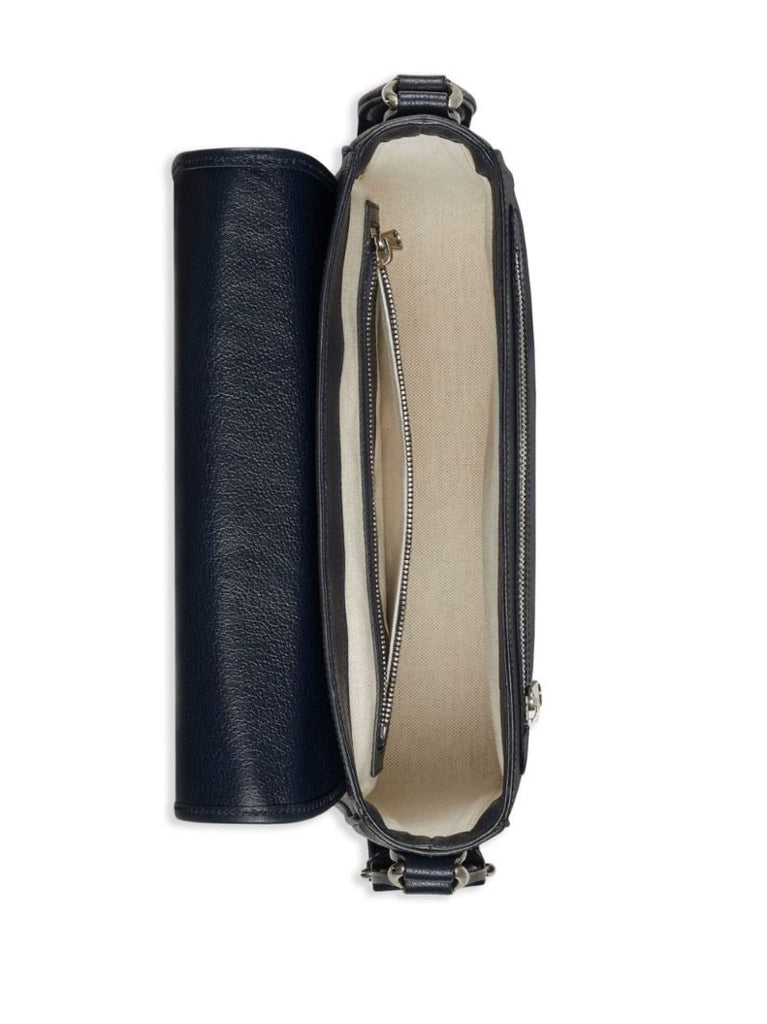 Blue Medium Ophidia Messenger Bag