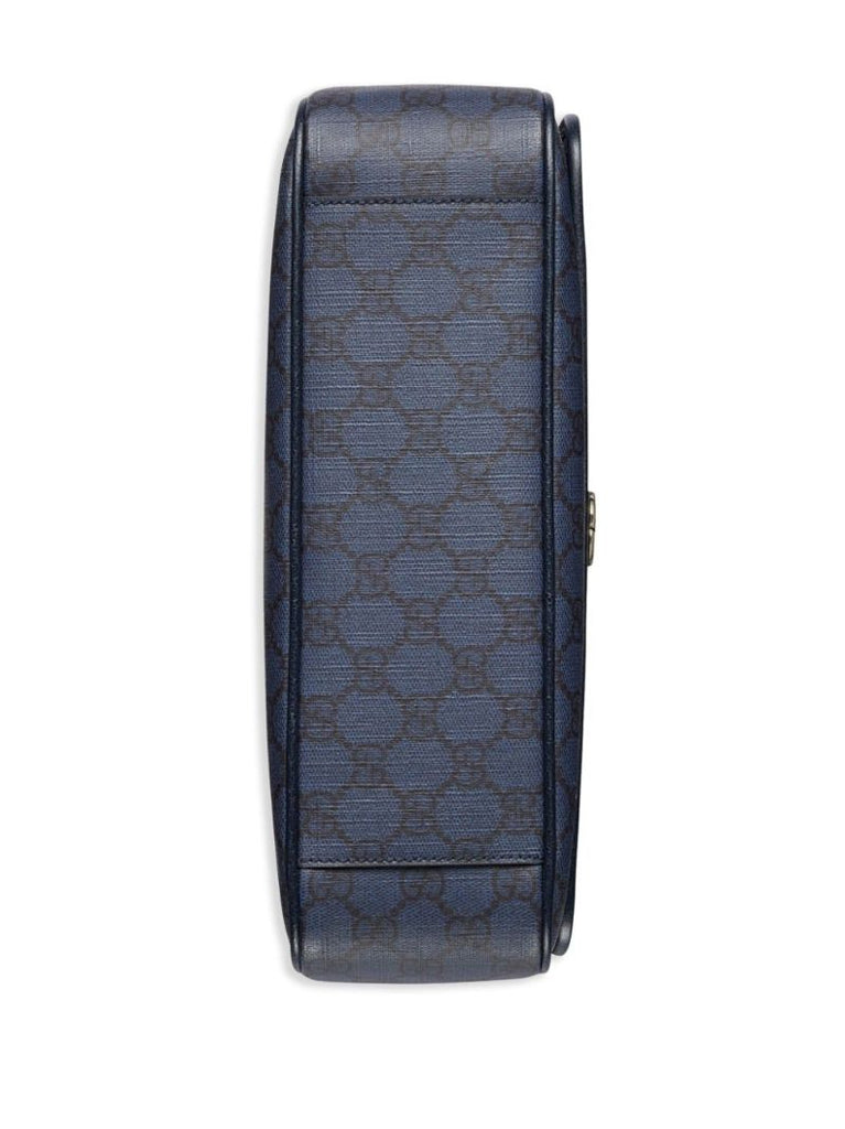 Blue Medium Ophidia Messenger Bag