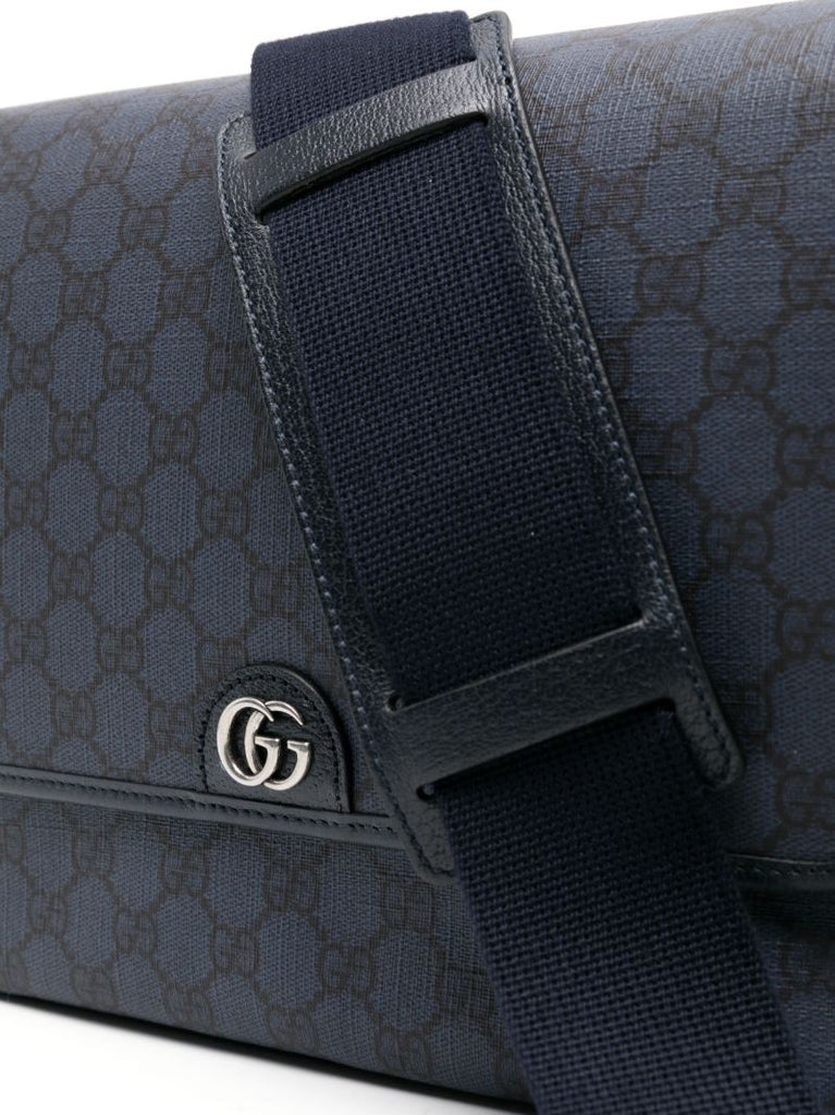 Blue Medium Ophidia Messenger Bag