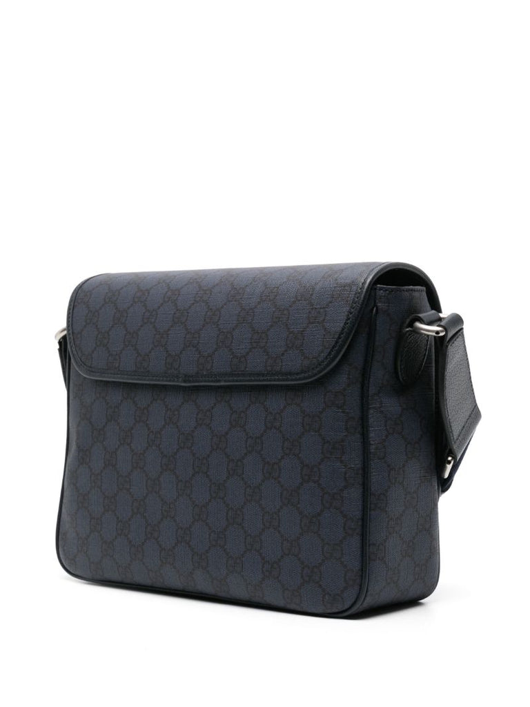 Blue Medium Ophidia Messenger Bag