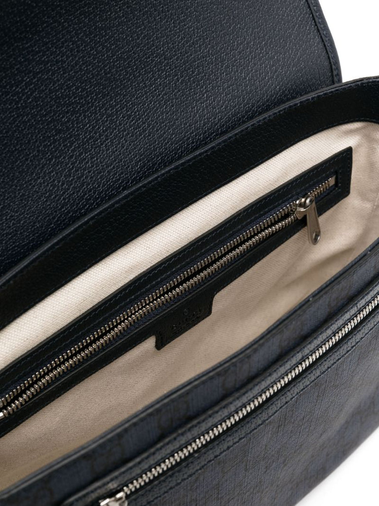 Blue Medium Ophidia Messenger Bag