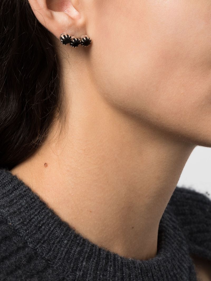 Black a Wild Shore Drop Earrings
