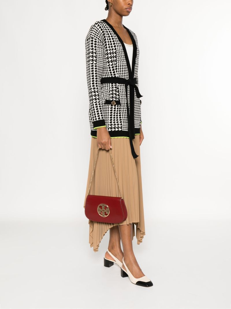 Red Reva Leather Cross Body Bag