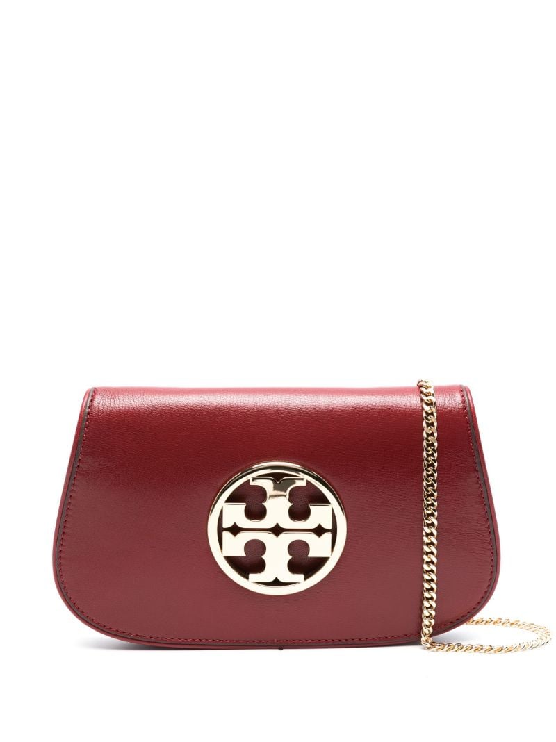 Red Reva Leather Cross Body Bag