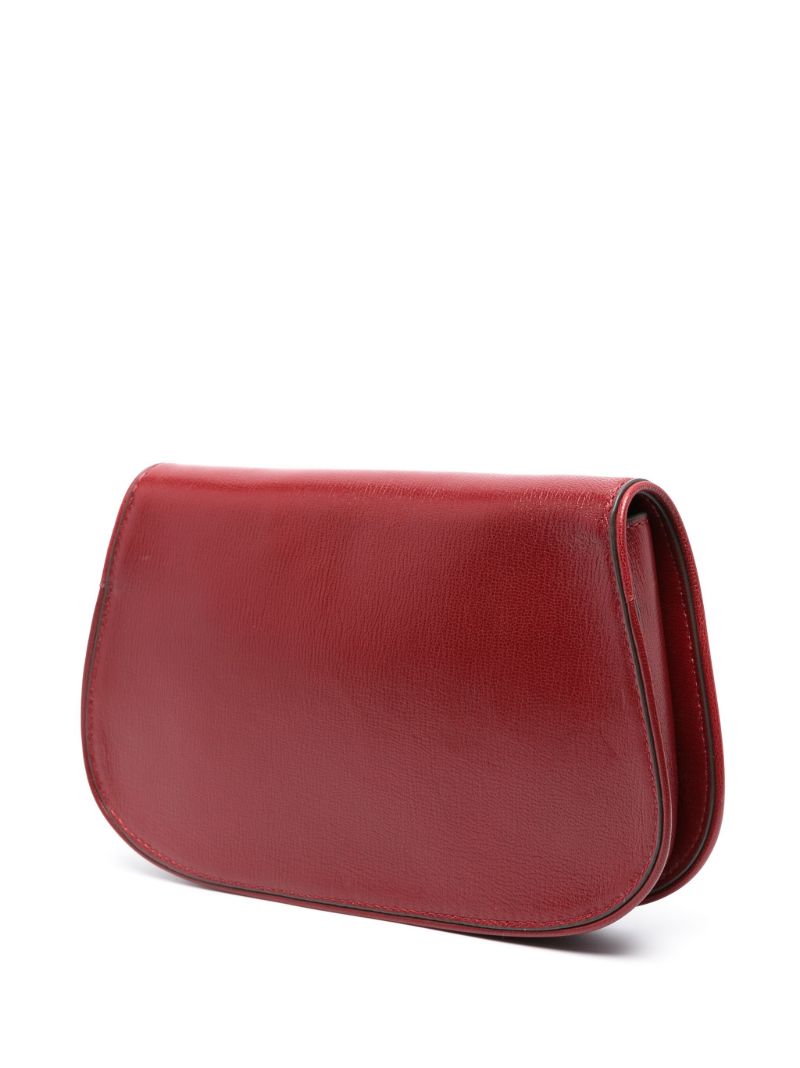 Red Reva Leather Cross Body Bag