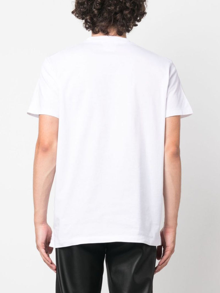White Logo-print Cotton T-shirt