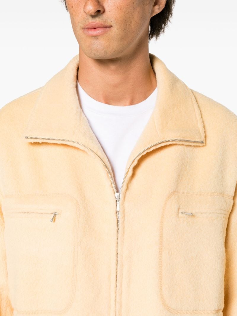 Yellow Suri Brushed Wool Jacket