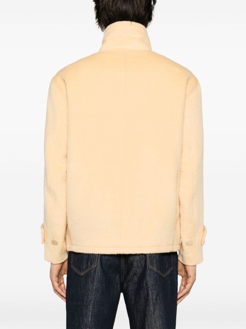Yellow Suri Brushed Wool Jacket