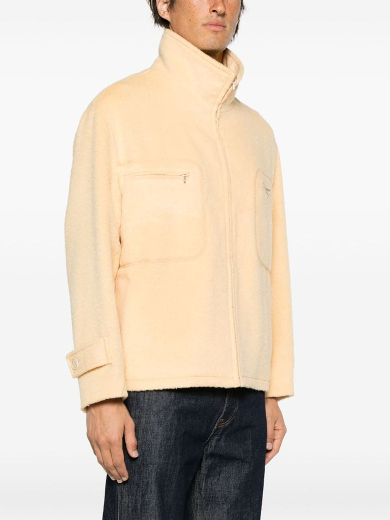 Yellow Suri Brushed Wool Jacket