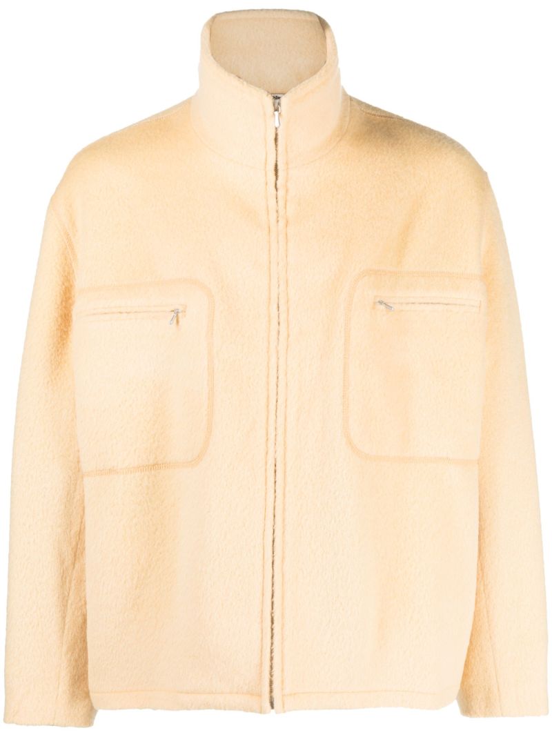 Yellow Suri Brushed Wool Jacket