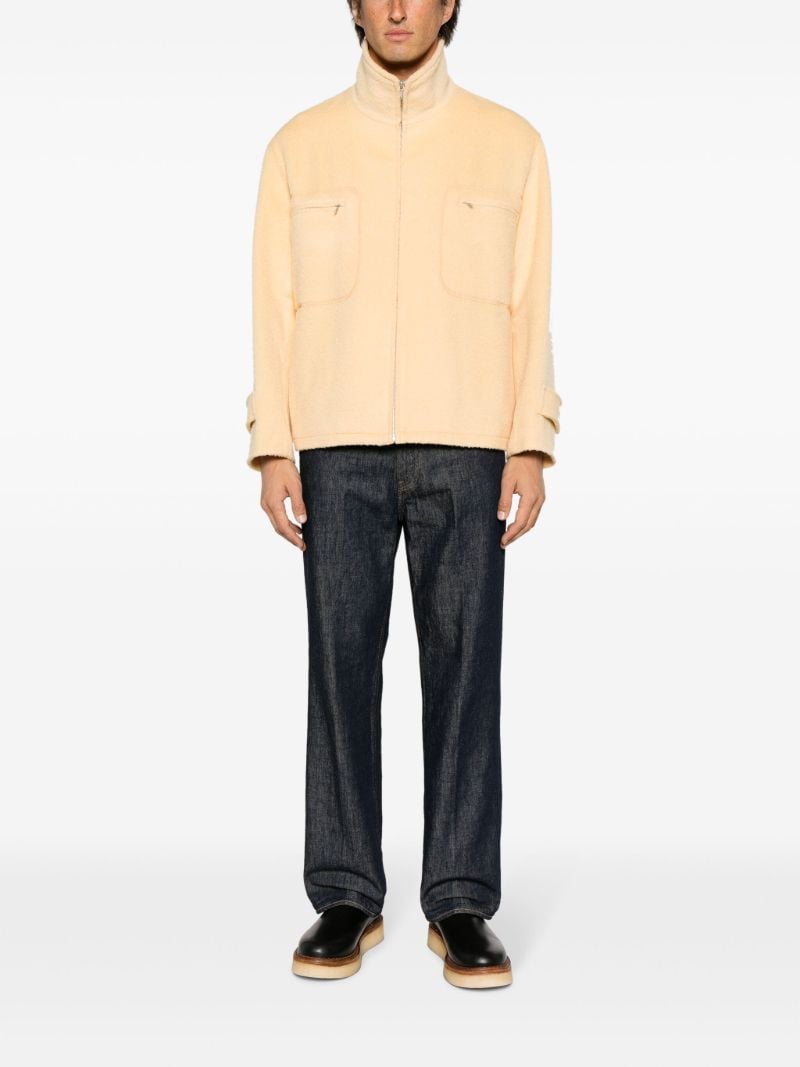 Yellow Suri Brushed Wool Jacket