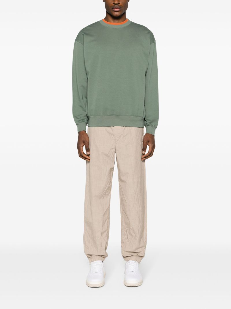 Green Super High Gauze Cotton Sweatshirt