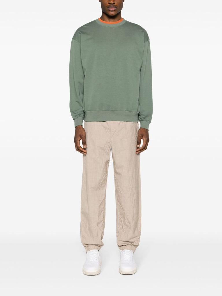 Green Super High Gauze Cotton Sweatshirt