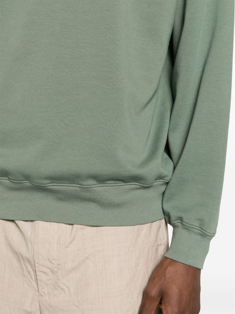 Green Super High Gauze Cotton Sweatshirt