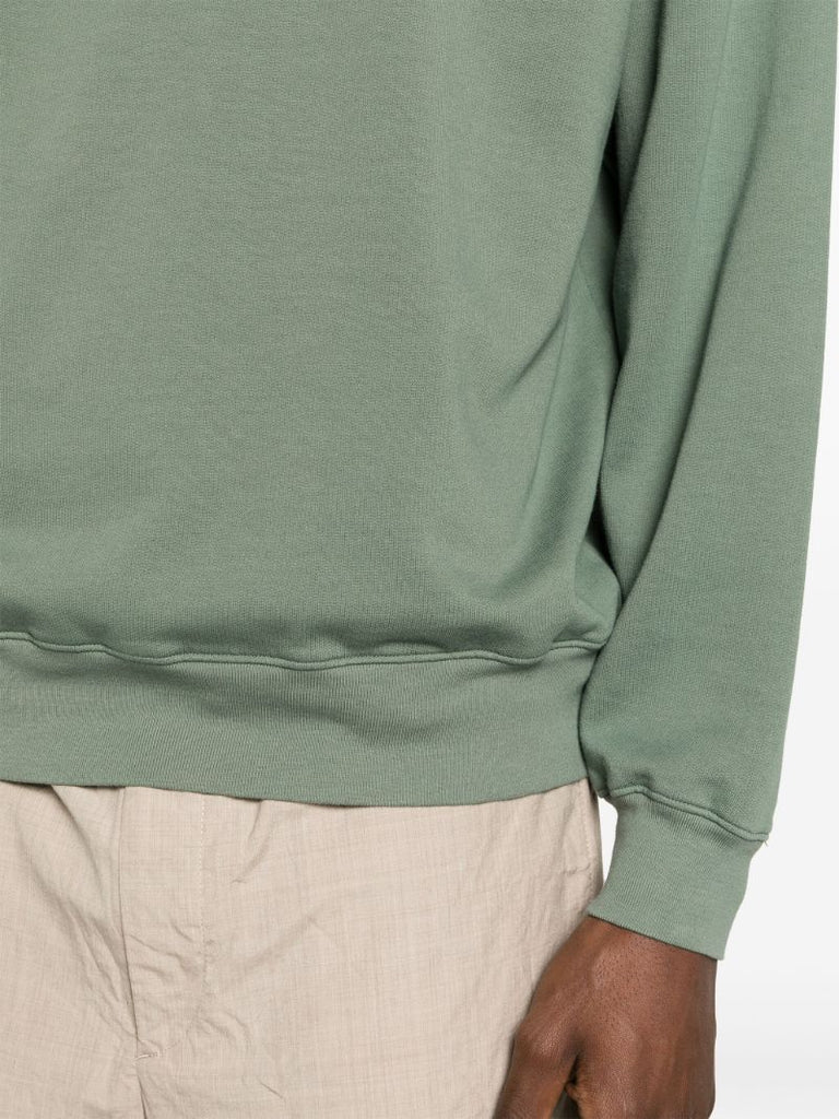 Green Super High Gauze Cotton Sweatshirt