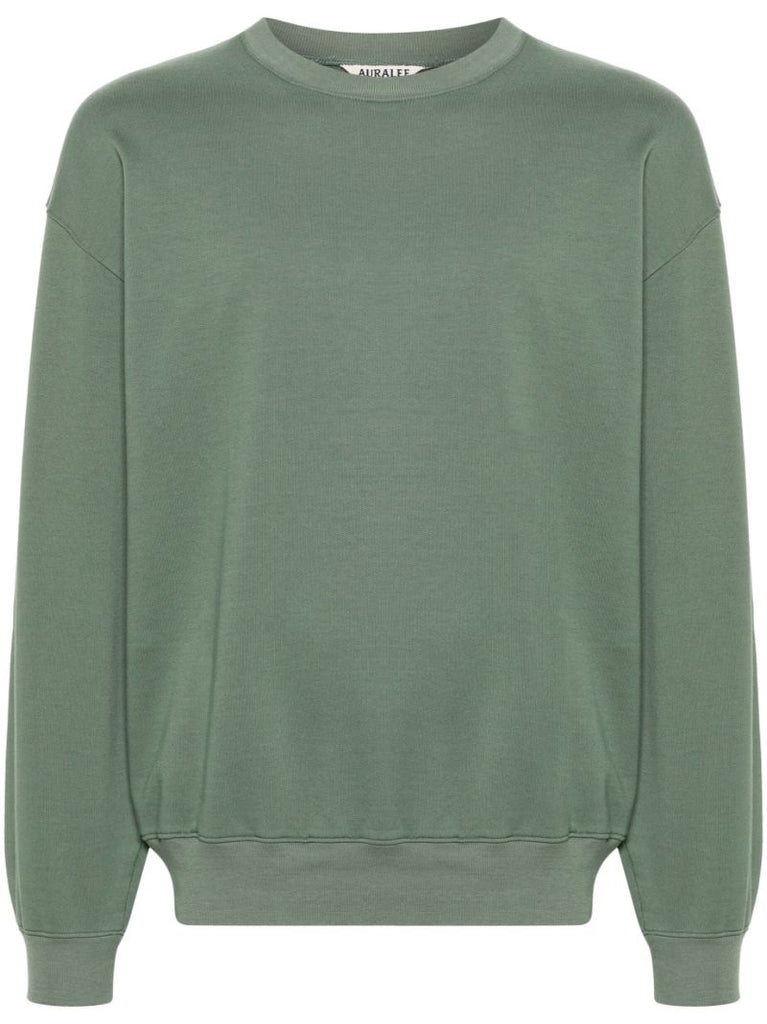 Green Super High Gauze Cotton Sweatshirt