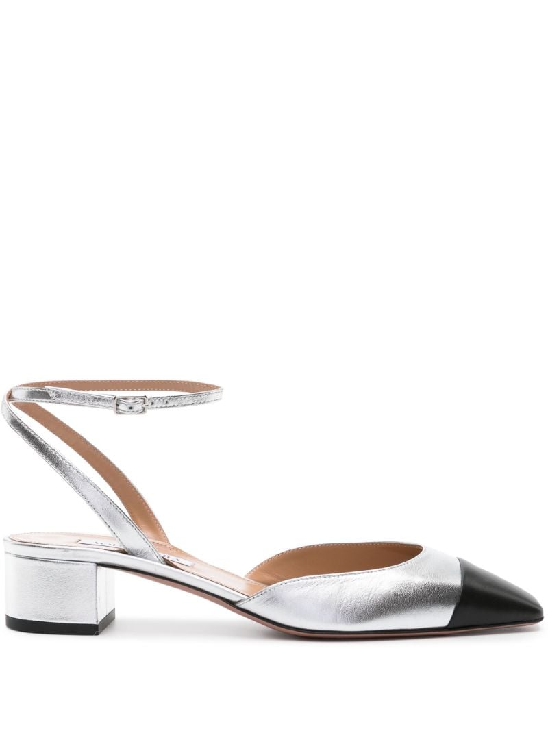 Black French Flirt 35 Leather Pumps
