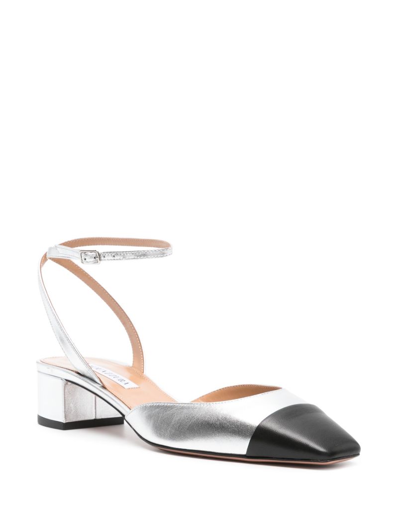 Black French Flirt 35 Leather Pumps