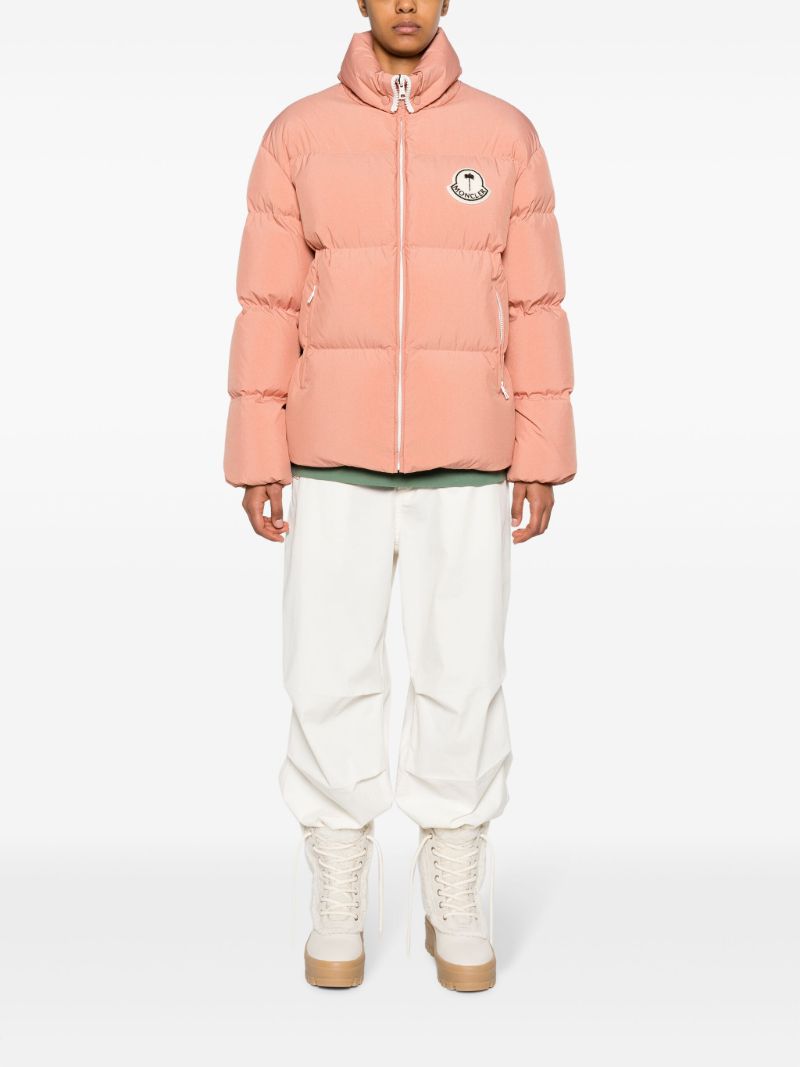 X Palm Angels Pink Rodmar Puffer Jacket