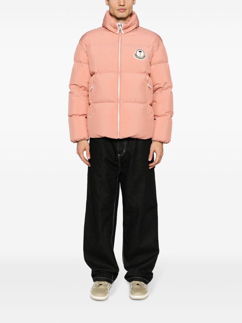 X Palm Angels Pink Rodmar Puffer Jacket