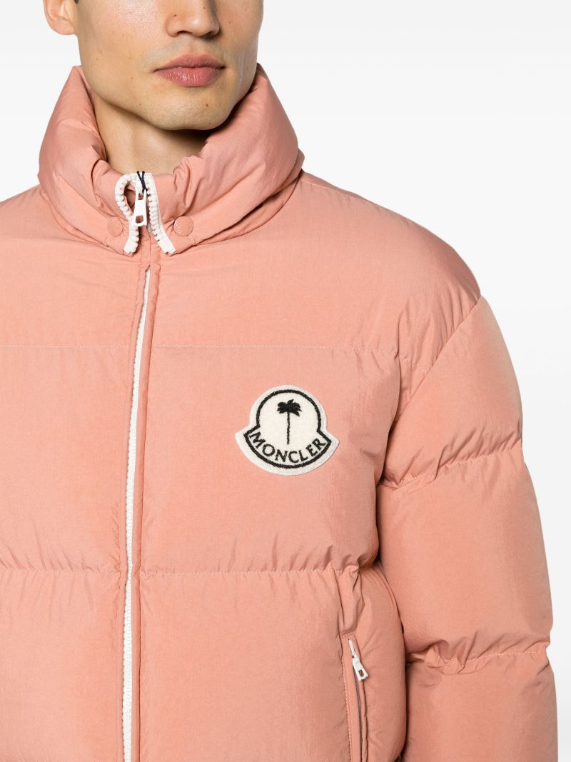 X Palm Angels Pink Rodmar Puffer Jacket