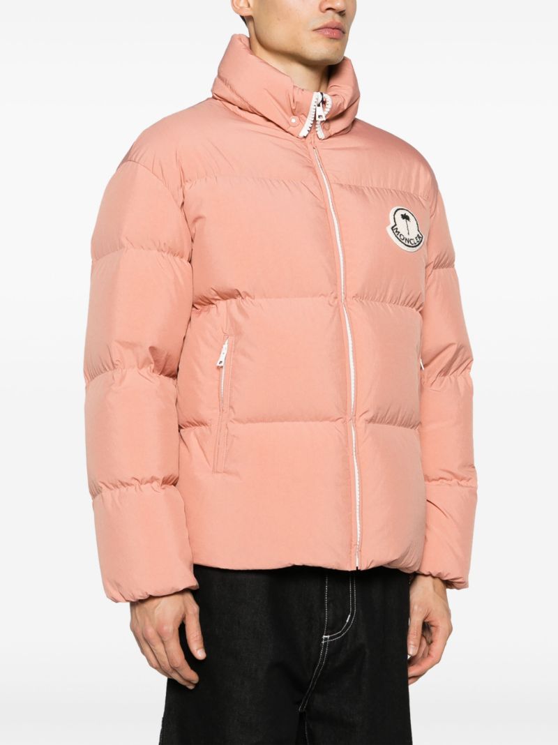 X Palm Angels Pink Rodmar Puffer Jacket