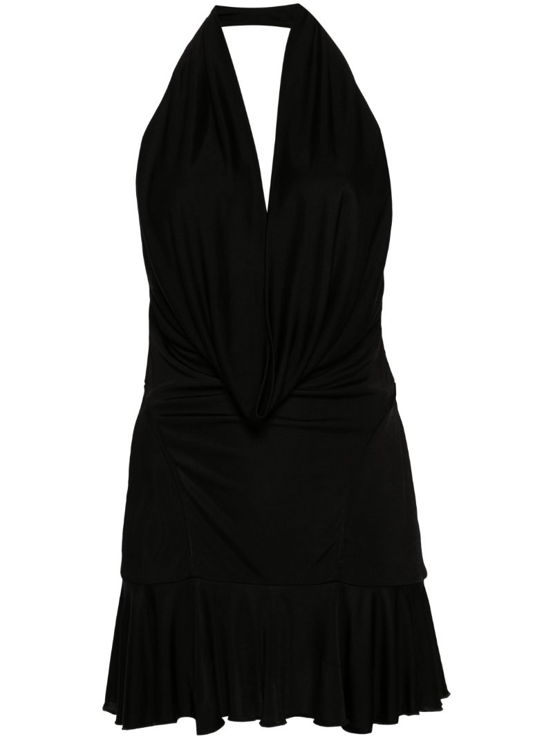 Black Halterneck Mini Dress