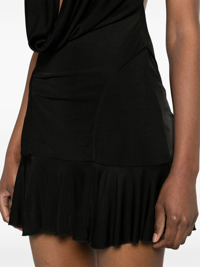 Black Halterneck Mini Dress
