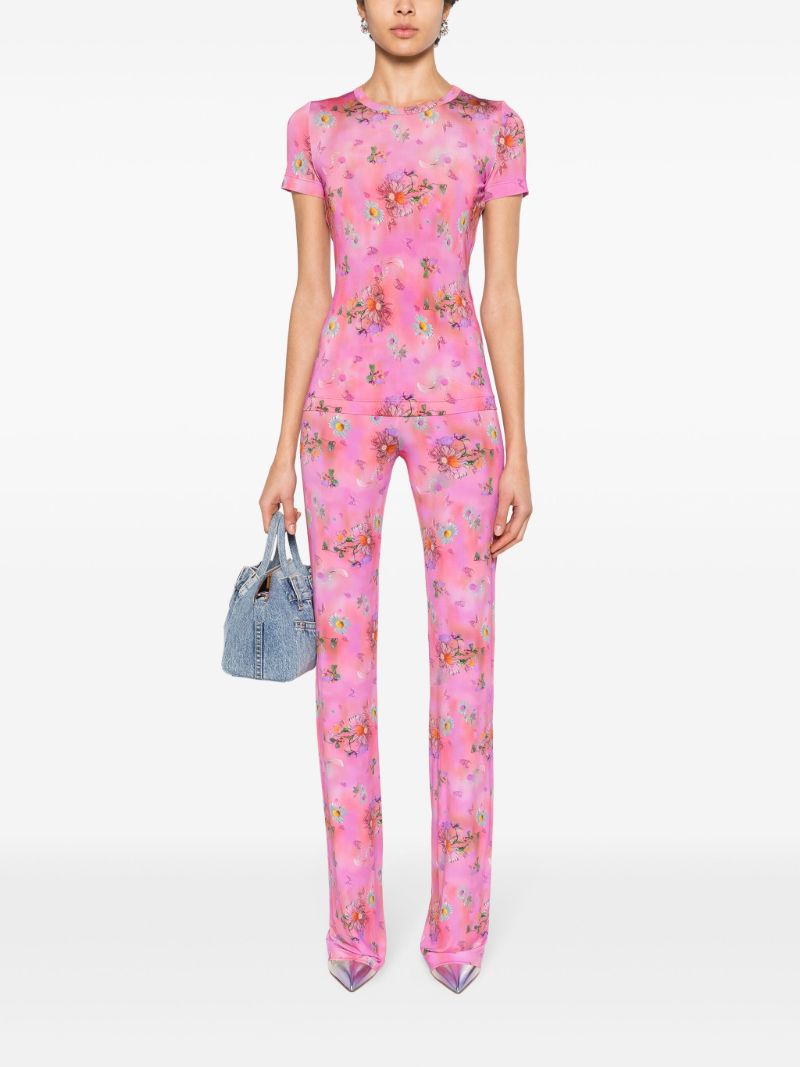 Pink the Skimpy Floral-print T-shirt