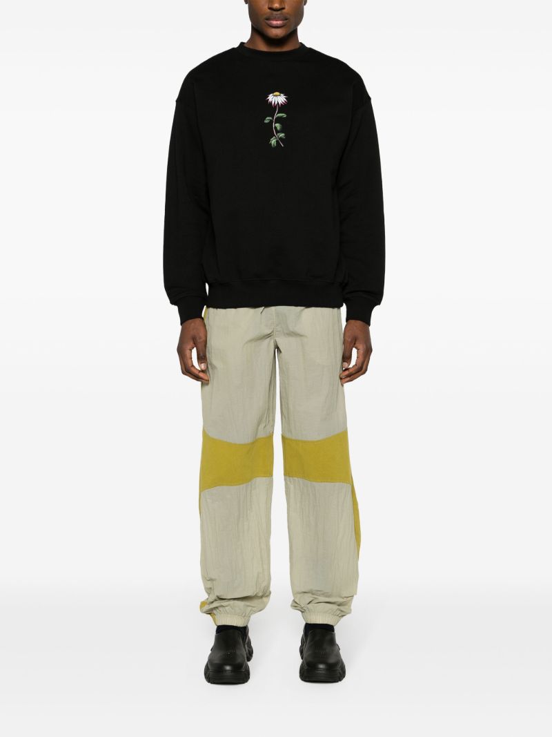 Black Macca Floral-print Sweatshirt