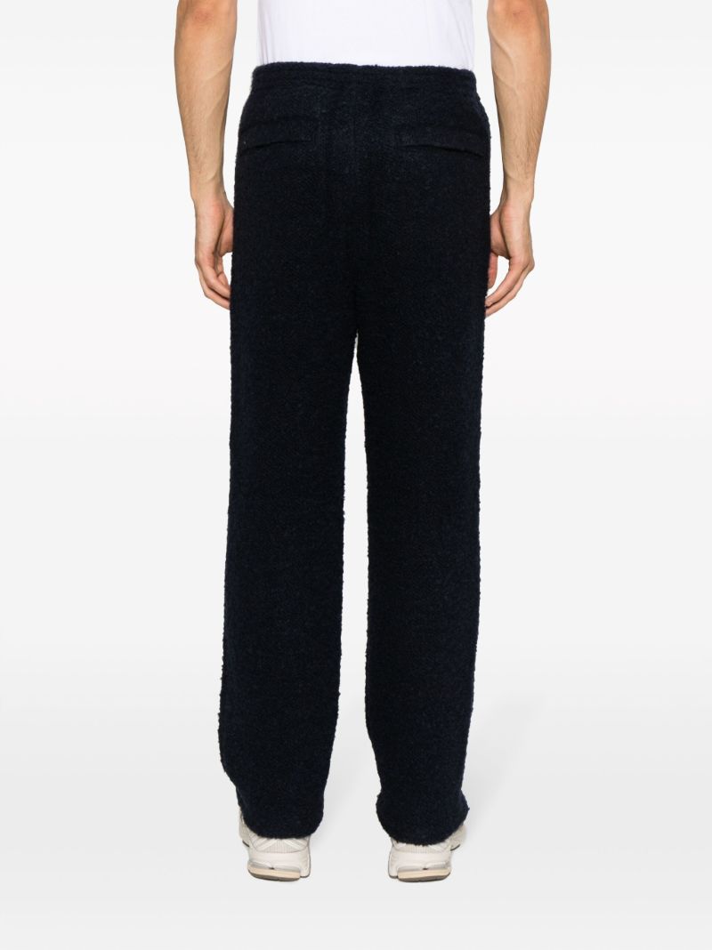 Blue Straight-leg Trousers