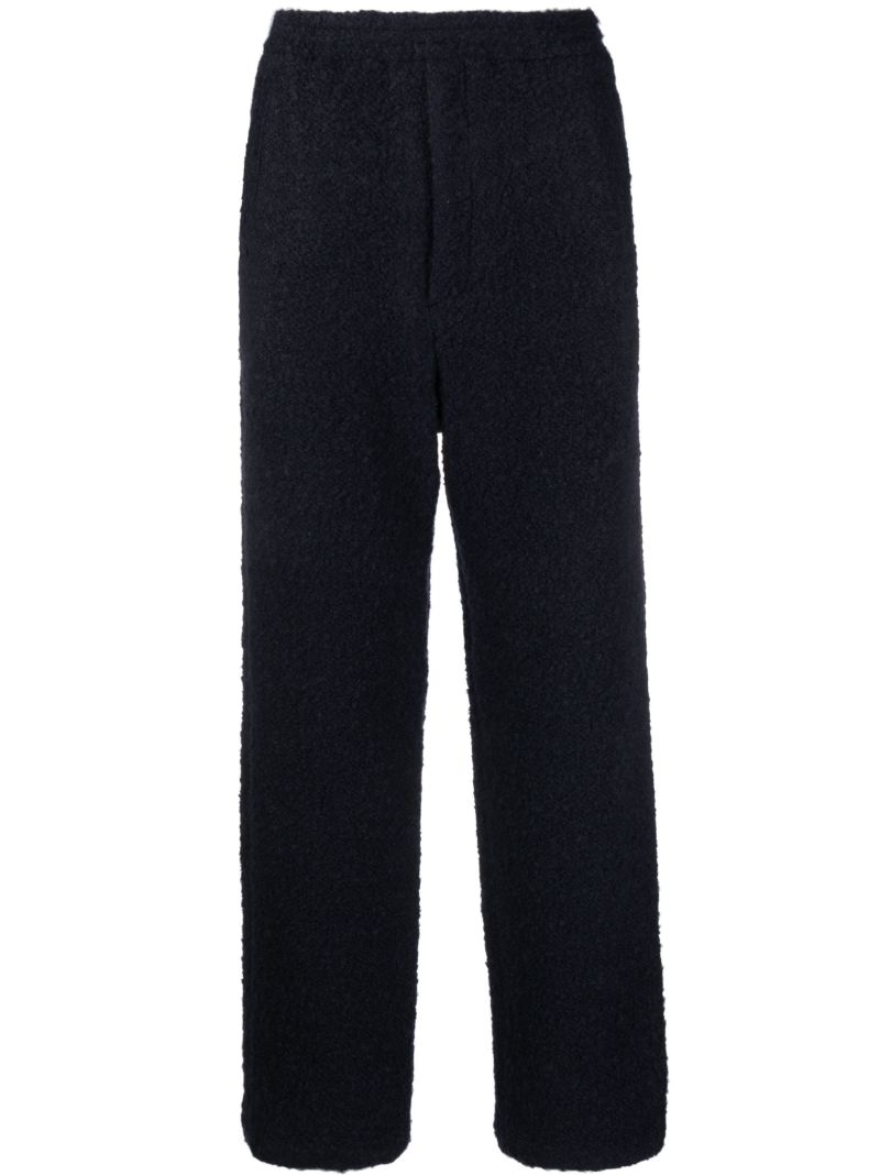 Blue Straight-leg Trousers